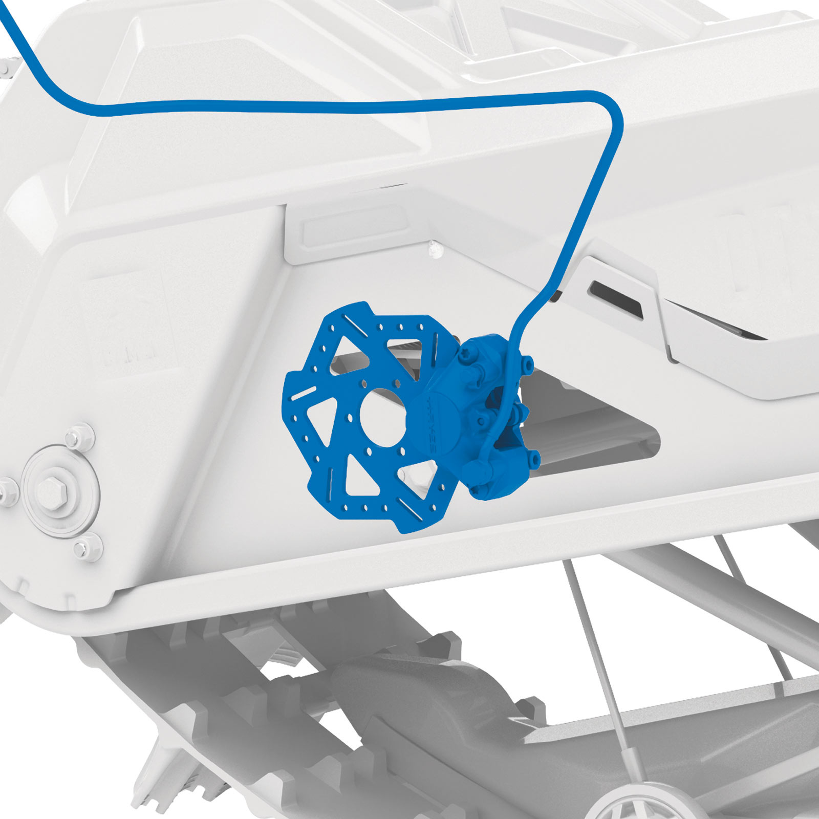 Pre-bled brake system