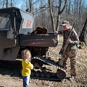 Camso Powersports Track system UTV 4 S1 Vehicle Turkey Hunting Ali Upnorth Mom Girl 300x300 1