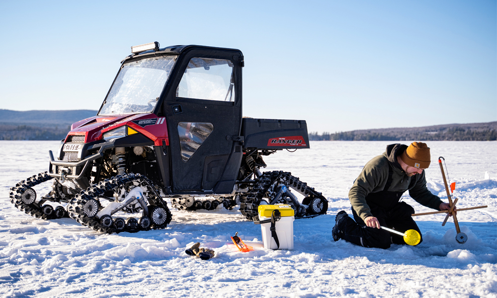 ATV / UTV, Blog, UTV track systems for ice fishing