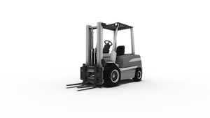 MH 3 D Small Forklift Grey