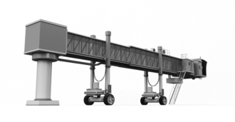MH 3 D Boarding Bridge Grey