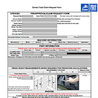 Preapproval claim procedure