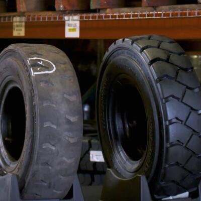 Content room tire wear