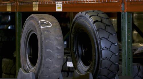 Content room tire wear